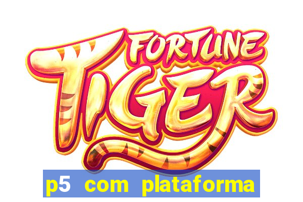 p5 com plataforma de jogos